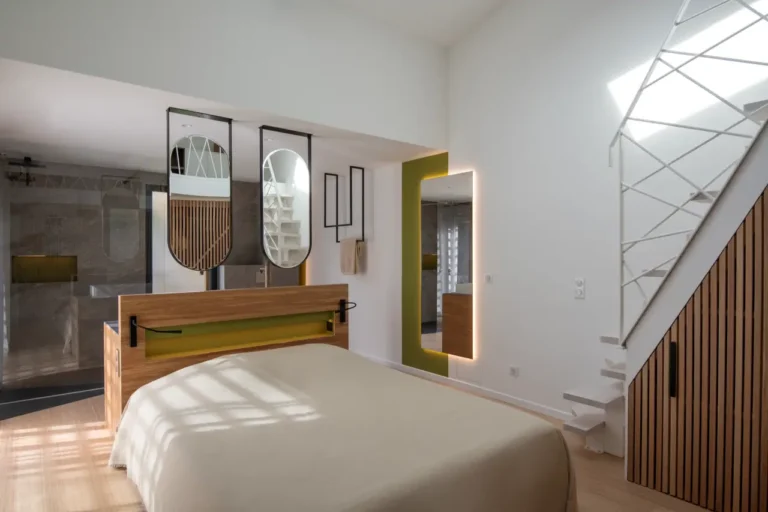 chambre avec bureau mezzanine