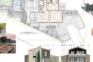 Eco domaine plan & élévations