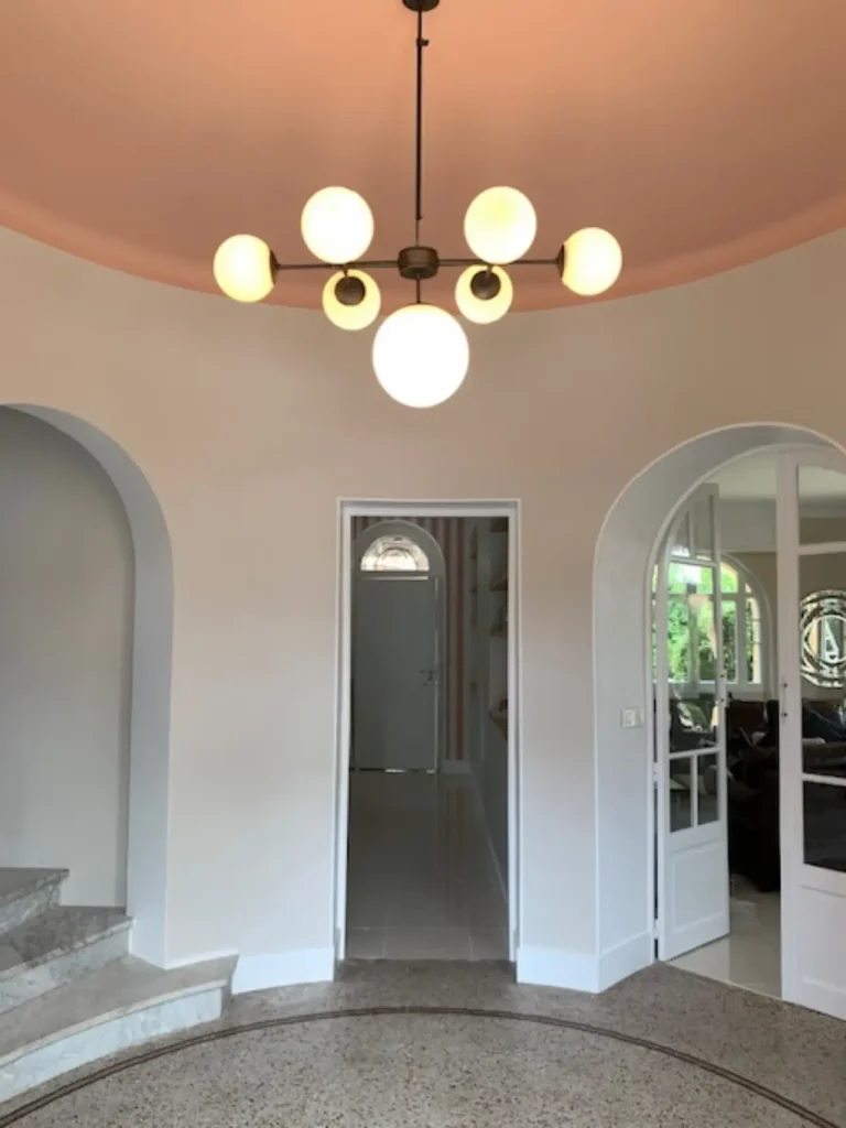 Aménagement design maison d'époque Cap D'Antibes