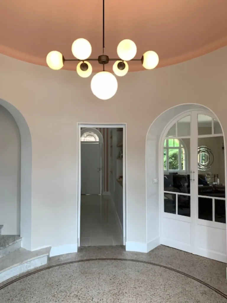 Aménagement design maison d'époque Cap D'Antibes