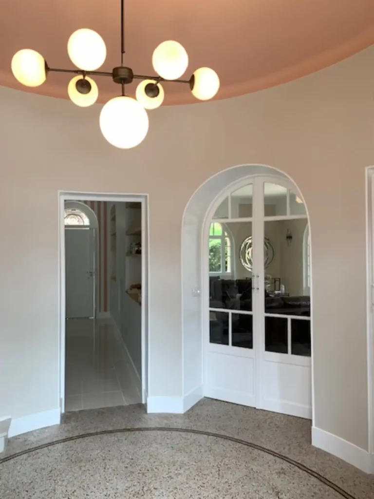 Aménagement design maison d'époque Cap D'Antibes